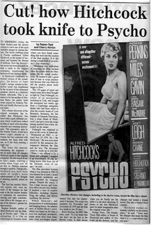 Newspaper article on Psycho