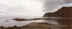 View from the jetty at Carsaig Bay