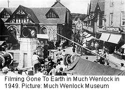 Filming in Much Wenlock